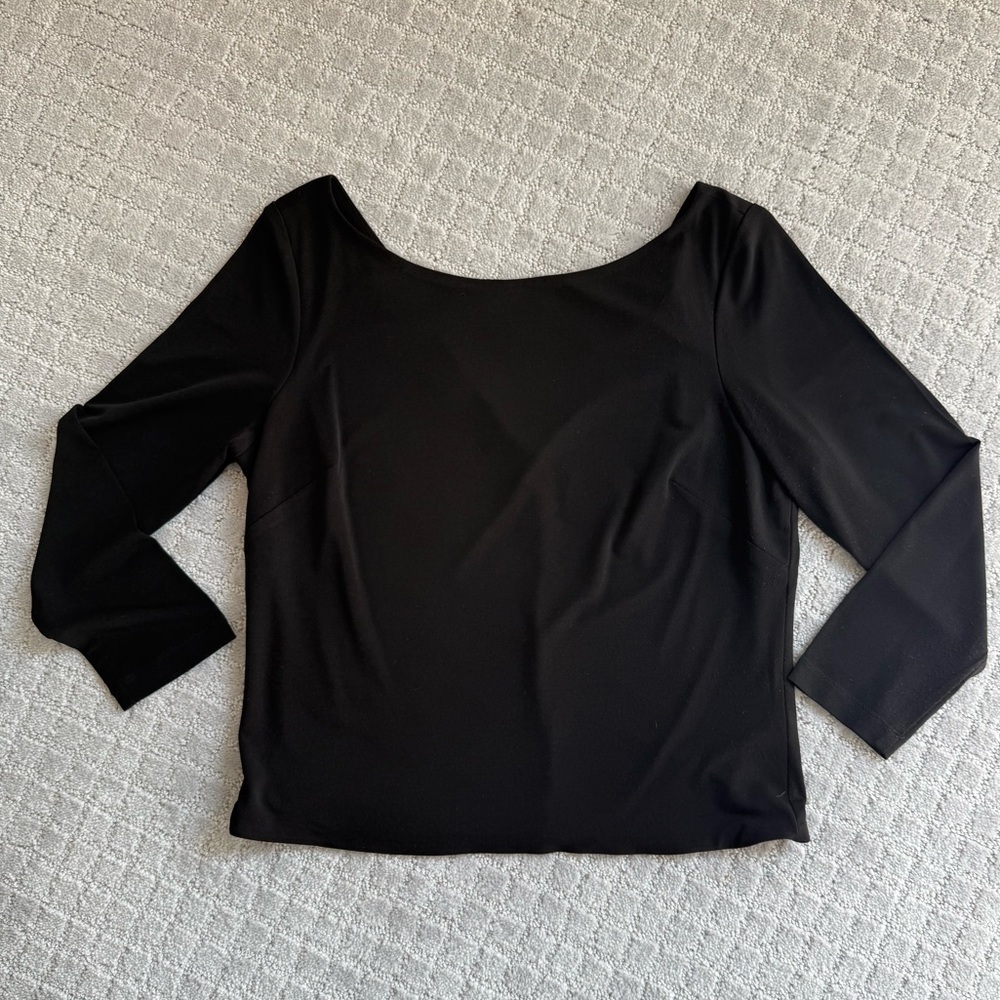 Eliza J | Elegant Top | Black | L - Picture 4 of 7